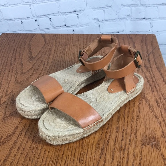 Soludos Shoes - Soludos Cadiz Natural Tan  Espadrille Sandal Size 7 1/2 Like New